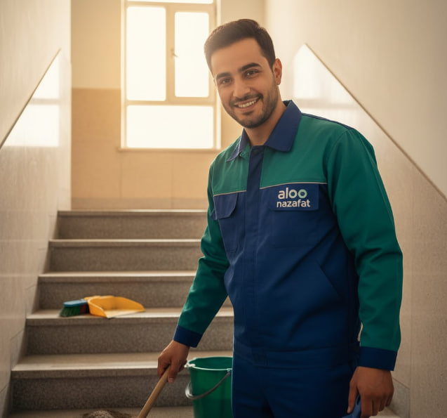 الوو نظافت ،‌ نظافت راه پله